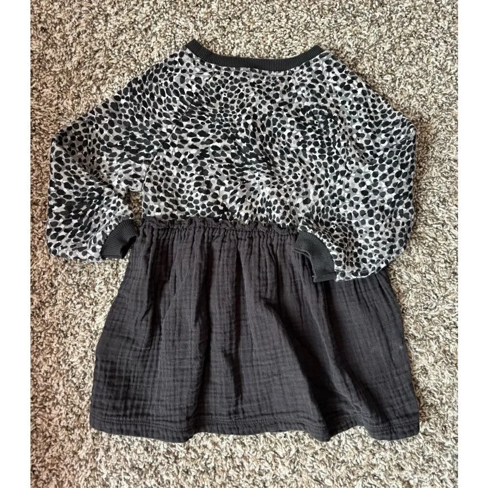 ❤️Old Navy Baby Girl Leopard Print Dress 18-24M